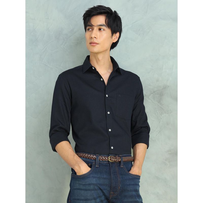 Arrow Men Blue Cotton Slim Fit Shirt (38)