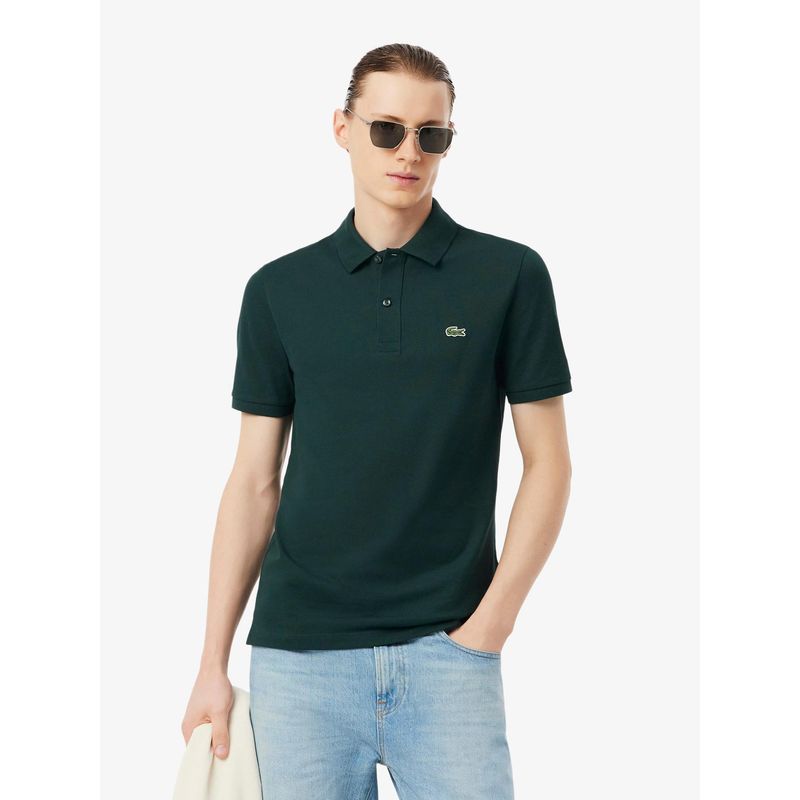 Lacoste Men Green Slim Fit L.12.12 Original Polo Shirt (S)