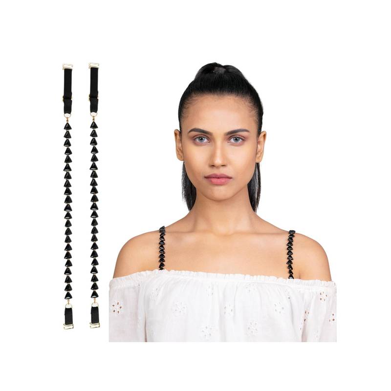 YUVANTA Triangle Beauty Beaded Bra Strap (XS)