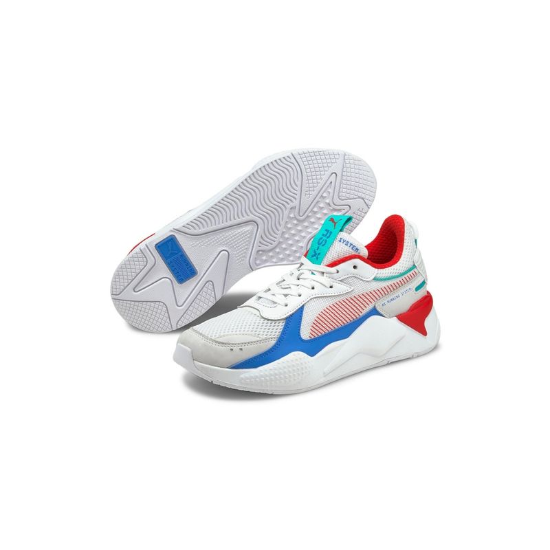 Puma RS-X TOYS Unisex White Casual Shoes (UK 3)