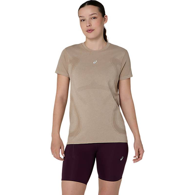 ASICS Grey Road Seamless Ss T-Shirt (XS)