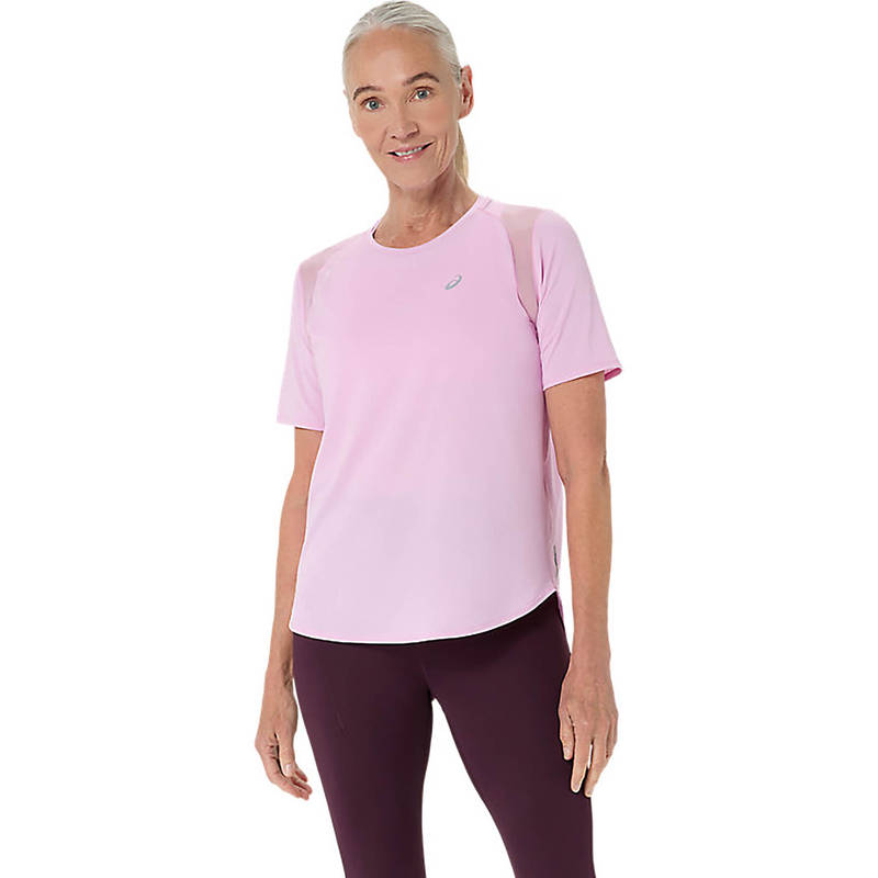ASICS Pink Road Ss T-Shirt (XS)