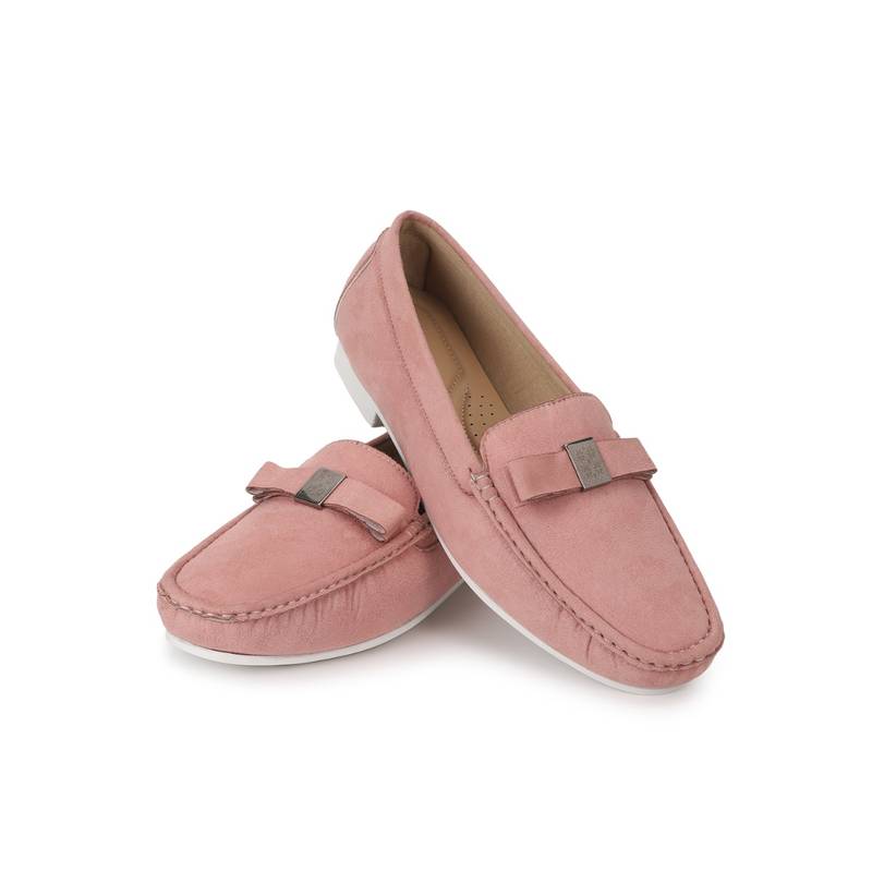 Yoho Pink Bliss Comfortable Loafers for Women (UK 5)