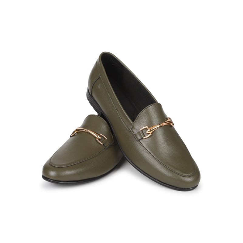 Yoho Olive Bliss Comfortable Loafers for Women (UK 3)