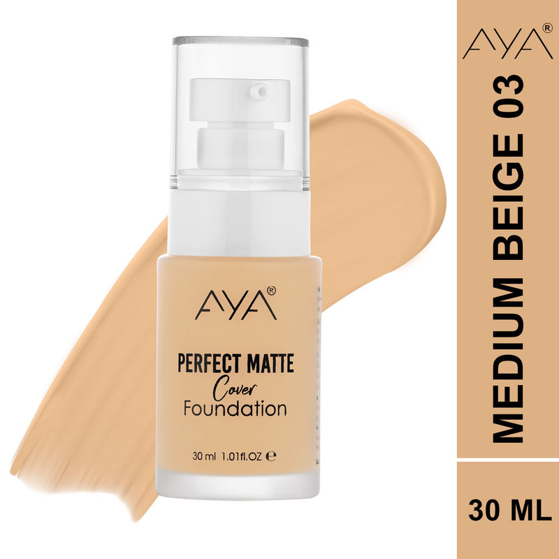 AYA Perfect Matte Cover Foundation - 03 Medium Beige