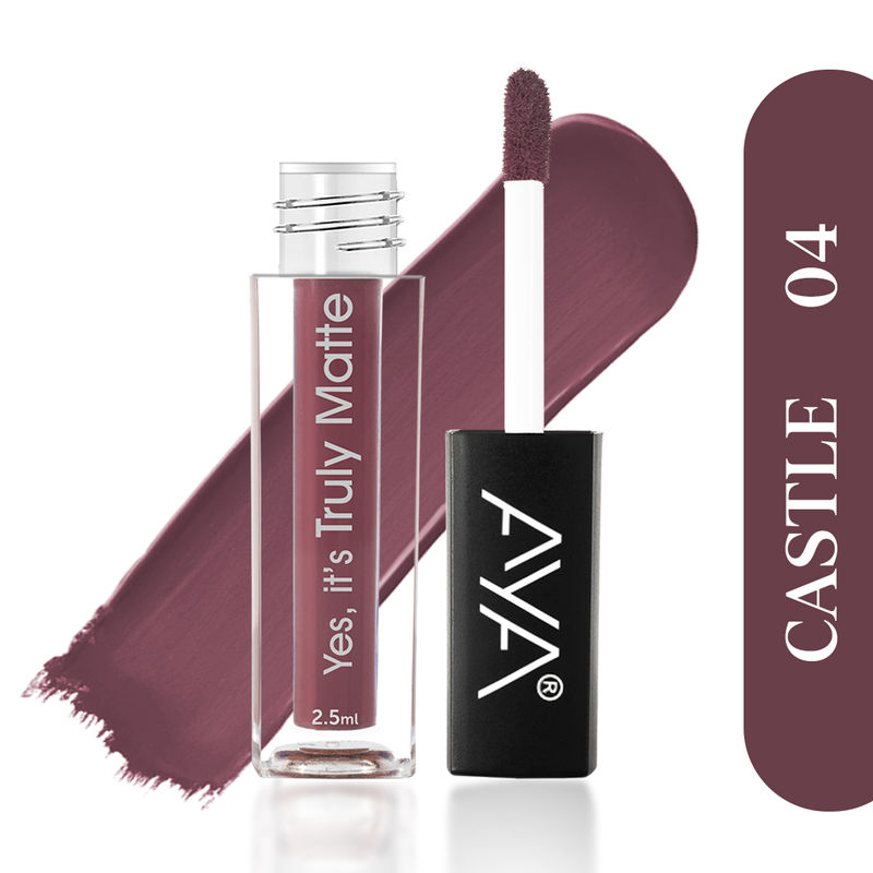 AYA Yes It's Truly Matte Liquid Lipstick - 04 Castle