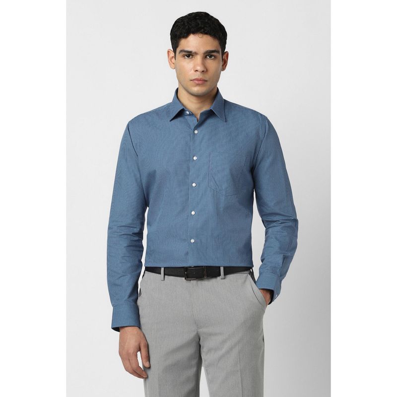 Van Heusen Blue Shirt (40)