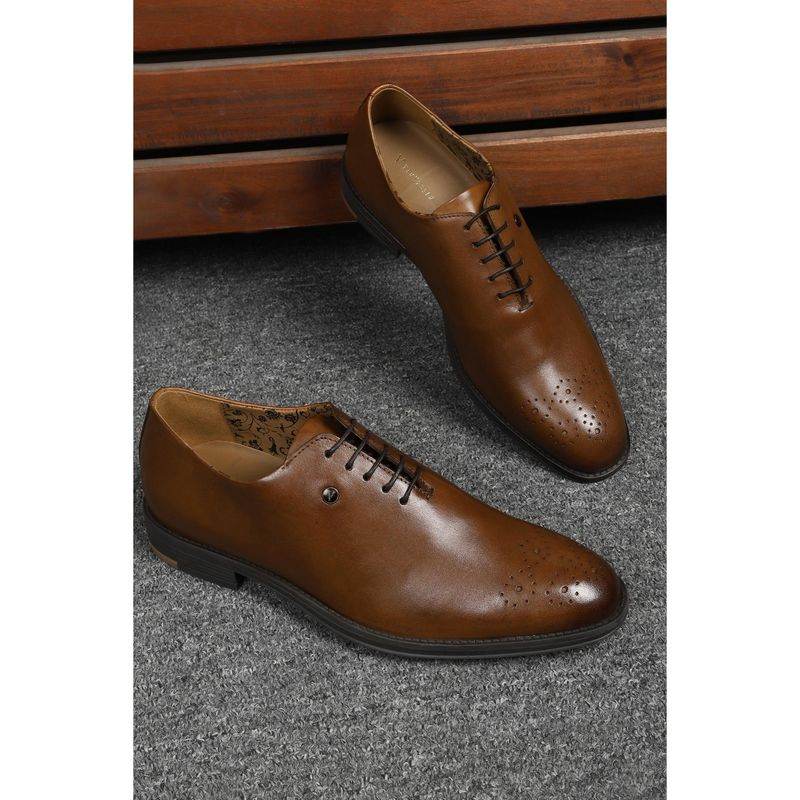 Van Heusen Men Brown Formal Shoes (UK 6)