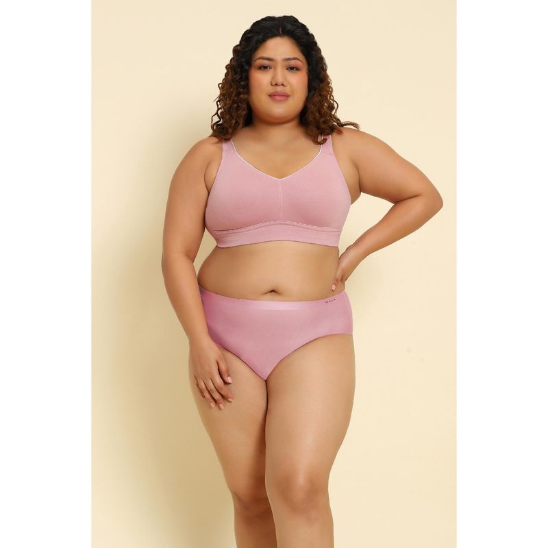Van Heusen Women Plus Size & Wireless Minimizer Bra - Old Rose (36DD)