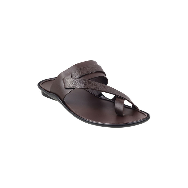 Mochi Solid Brown Sandals (EURO 39)