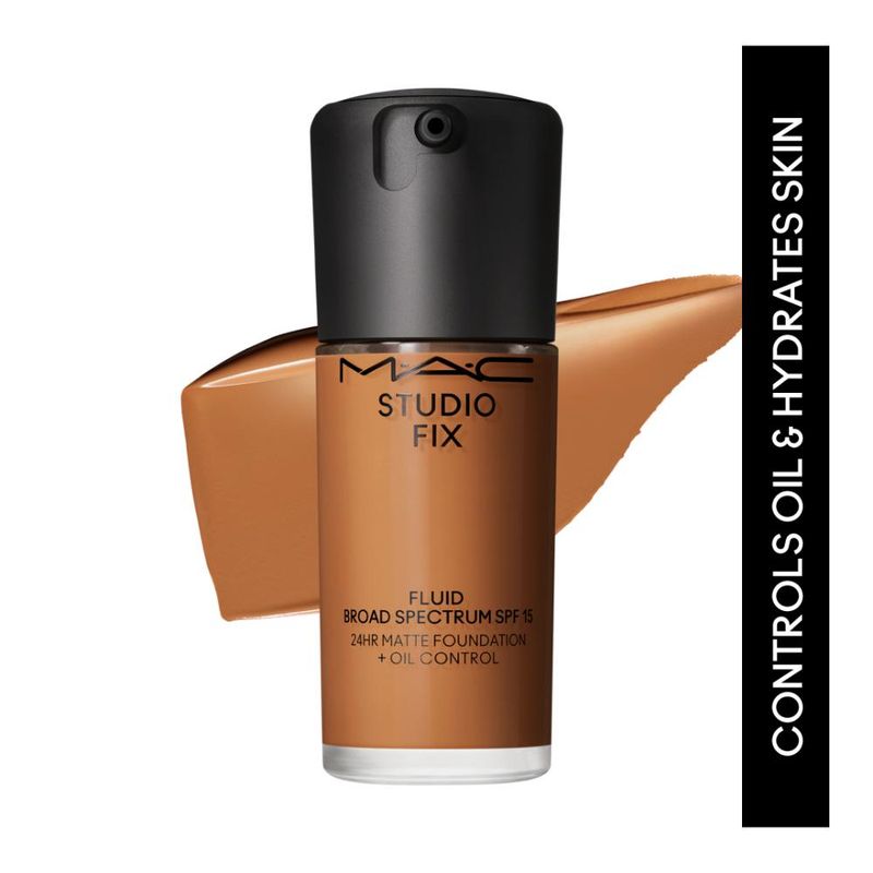 M.A.C Studio Fix Fluid SPF 15 Soft Matte Foundation With Hyaluronic Acid - NC47