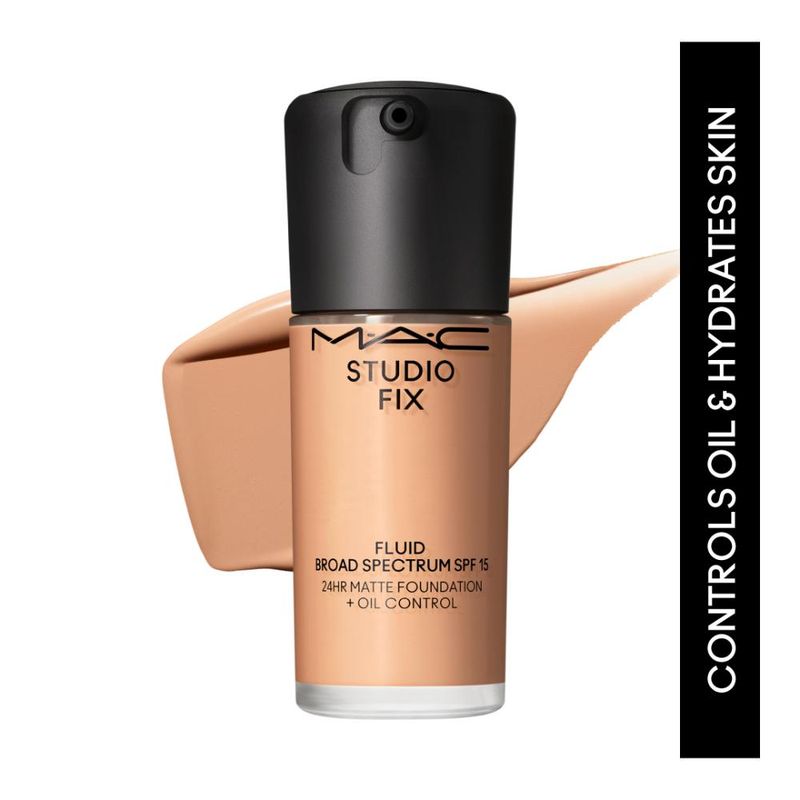 M.A.C Studio Fix Fluid SPF 15 Soft Matte Foundation With Hyaluronic Acid - NC27