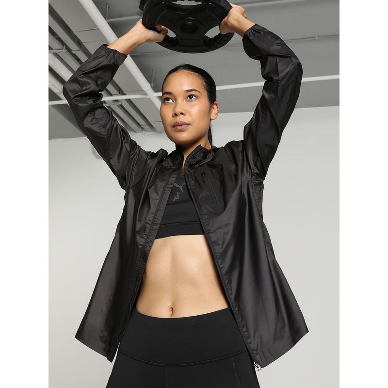 Puma W Seasons Light Weight Trail Women Black Jacket (S)