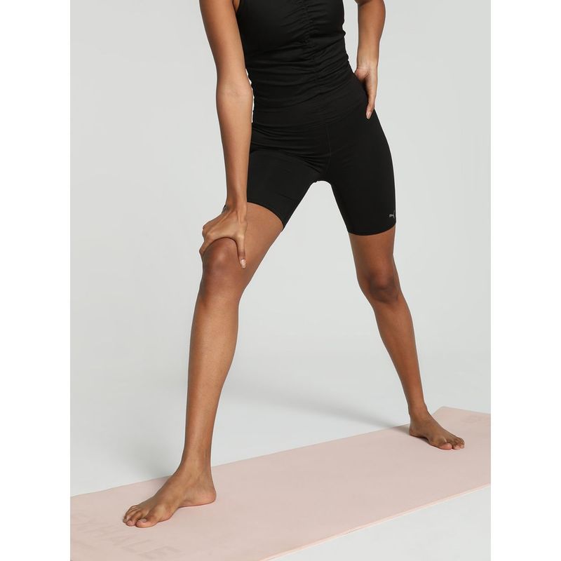 Puma Studio Foundation Women Black Tight Shorts (L)