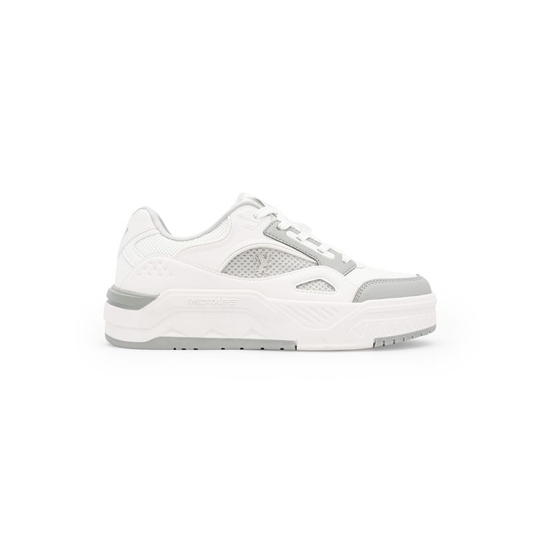 Red Tape Women Colorblocked White & Grey Sneakers (UK 6)
