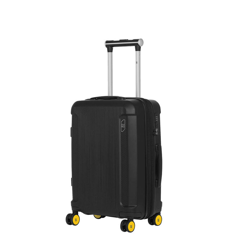 EUME Nomad Cabin Luggage Trolley Bags for Travel Charcoal Black (S)