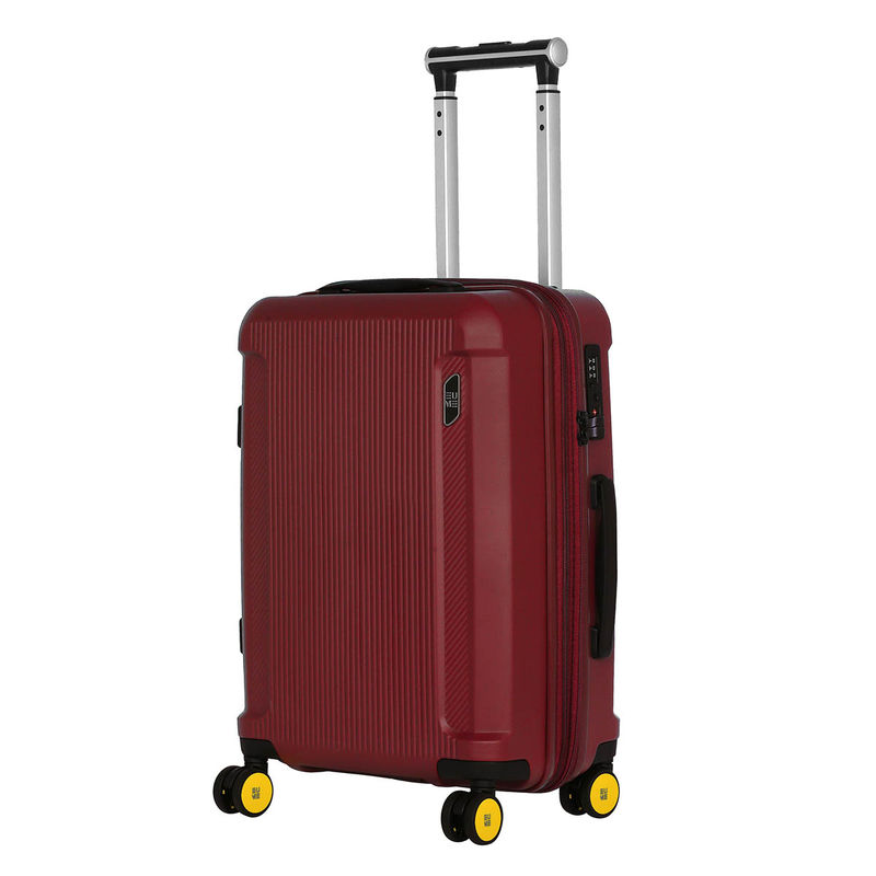 EUME Nomad Cabin Luggage Trolley Bags for Travel Carmine Red (S)