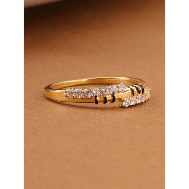 Palmonas Elegant 925 Sterling Silver Mangalsutra Ring for Women (5)