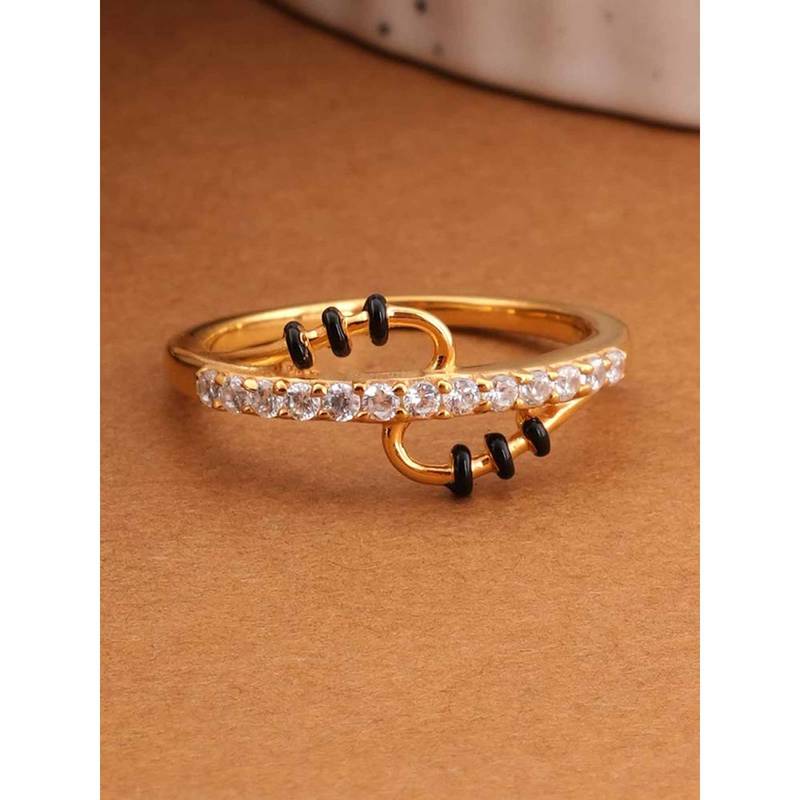 Palmonas Elegant 925 Sterling Silver Mangalsutra Ring for Women (5)