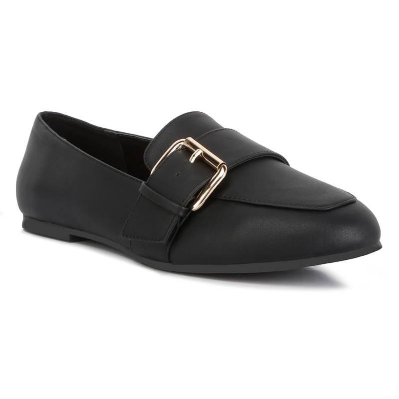 London Rag Pin Buckle Detail Loafers (EURO 36)