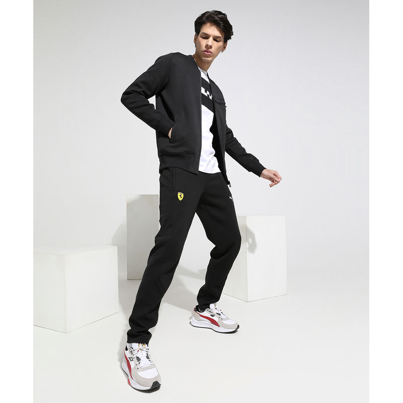Puma Ferrari Motorsports Style Sweat Jacket slim fit Jackets - Black (S)(S)