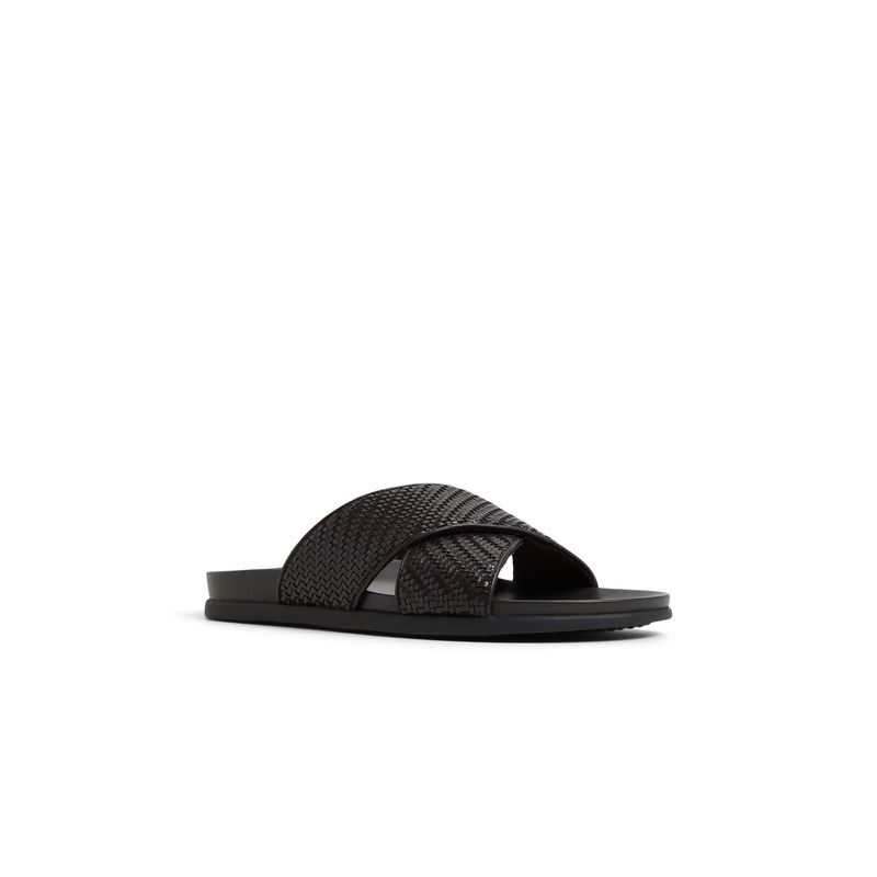 Aldo TARIKA-IN201 Men Dark Brown Cross Strap Sandals (UK 10)