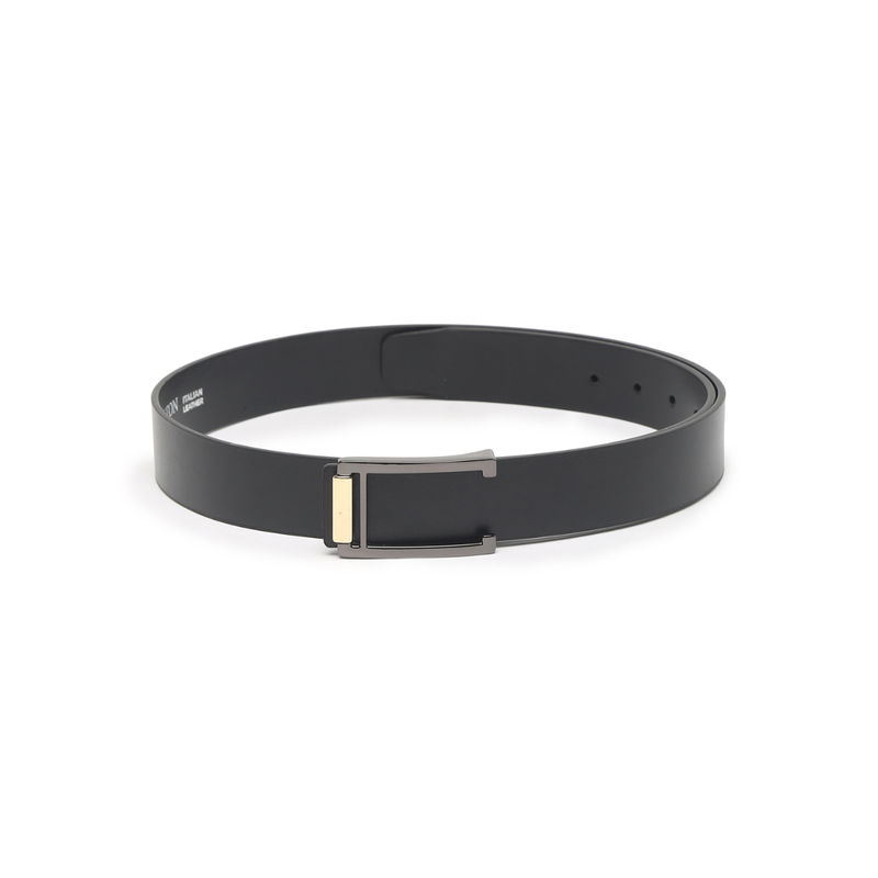 Louis Stitch Mens Black & Brown Formal Italian Leather Reversible Belt (42) (Black) At Nykaa, Best Beauty Products Online