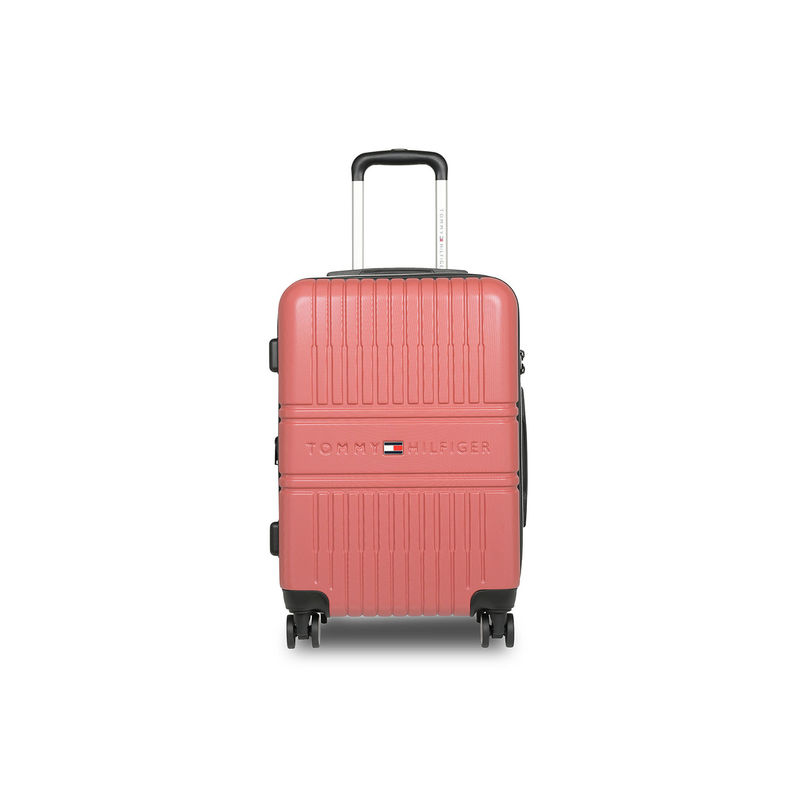 Tommy Hilfiger Stanford Unisex Hard Luggage for Travel - Peach (L)