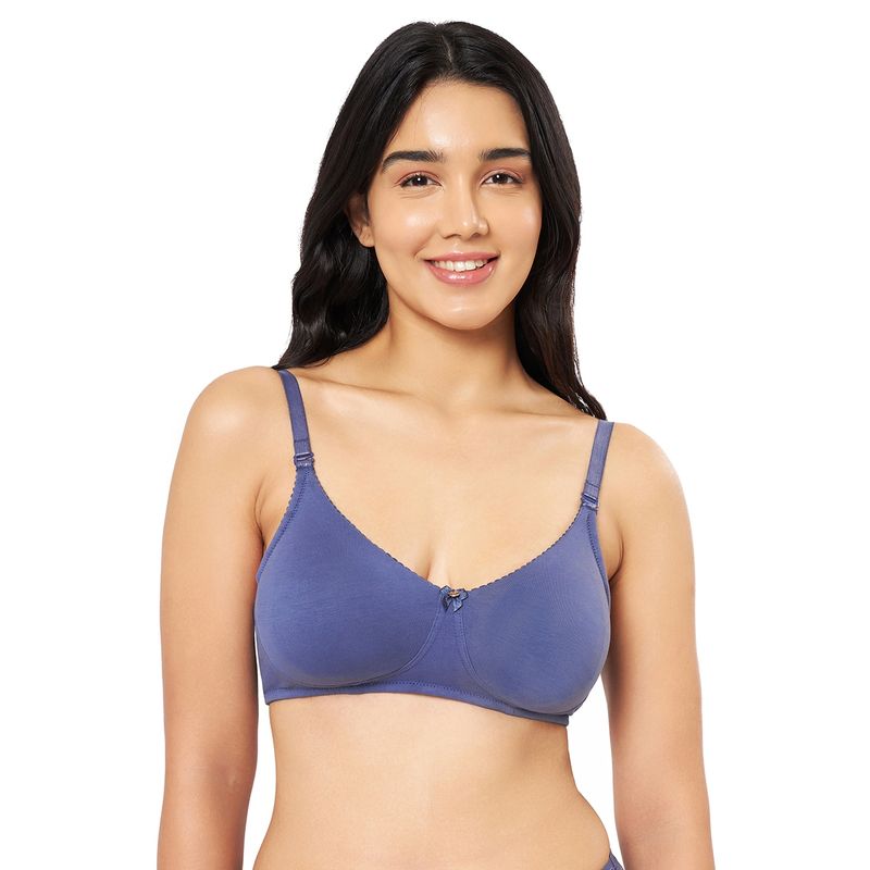 Amante Solid Non Padded Non-Wired Full Coverage Super Support Bra (32B)