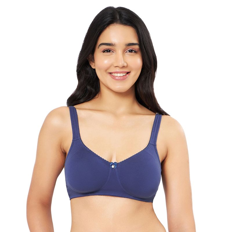 Amante Solid Non Padded Non-Wired Full Coverage Super Support Bra (32D)