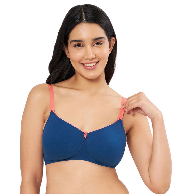 Amante Solid Padded Non-Wired Full Coverage T-Shirt Bra (32C)