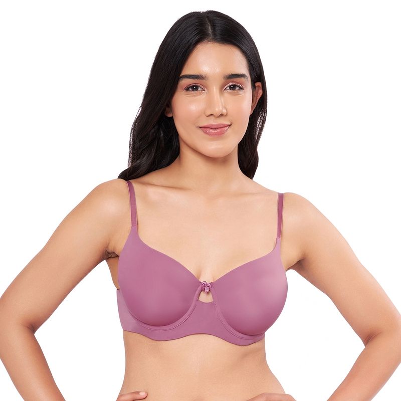 Amante Solid Padded Wired Full Coverage T-Shirt Bra (32C)