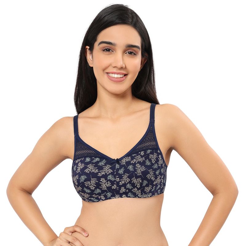 Amante Print Non Padded Non-Wired Full Coverage T-Shirt Bra (32B)