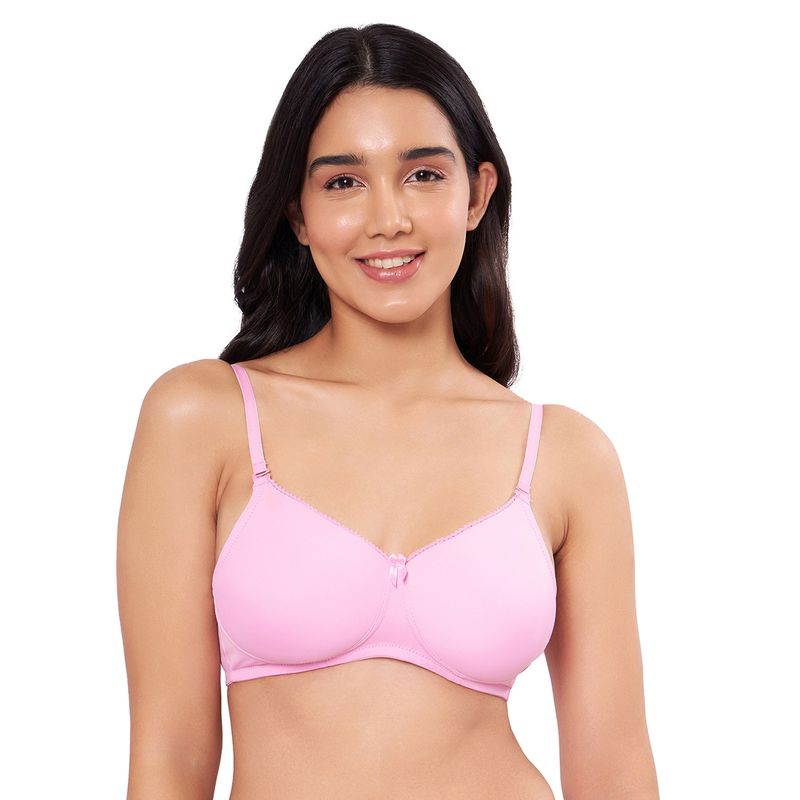 Amante Solid Padded Non-Wired Full Coverage T-Shirt Bra (34C)