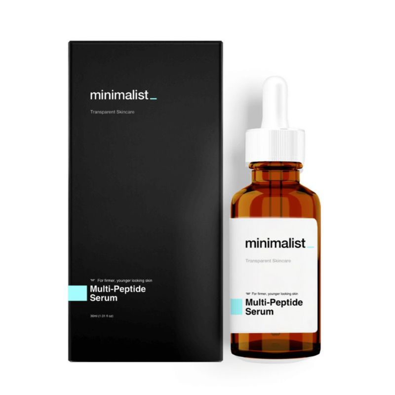 minimalist multi peptide serum