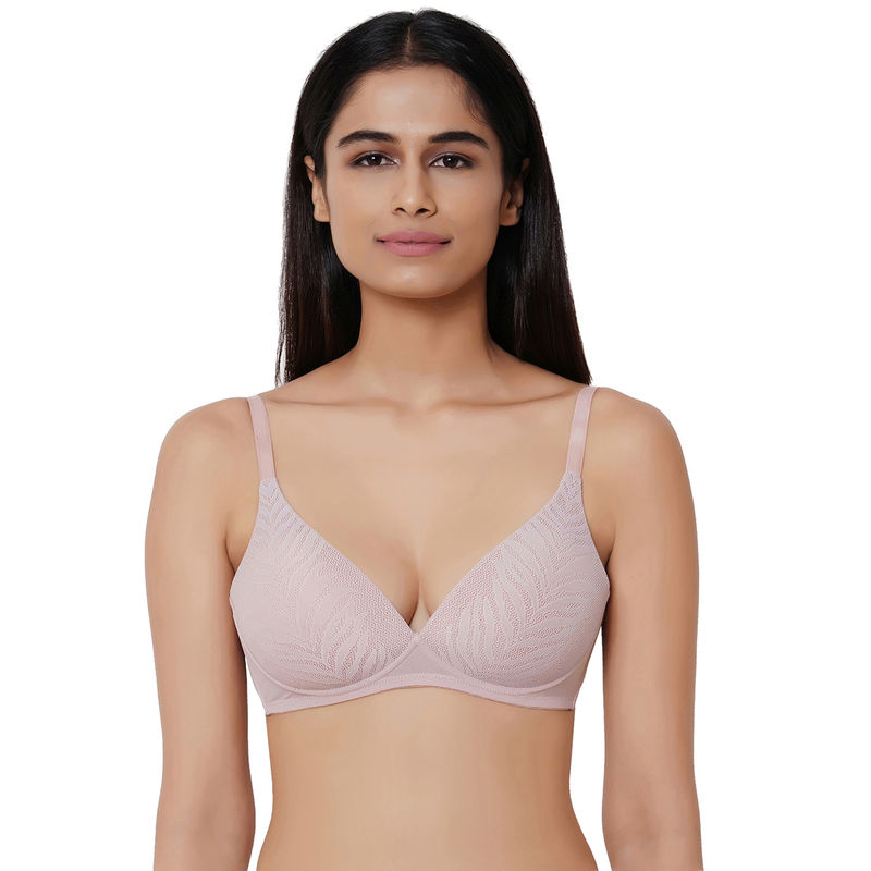 Wacoal Mysa Padded Non-Wired 3/4Th Cup Everyday T-Shirt Bra - Cream (34C)