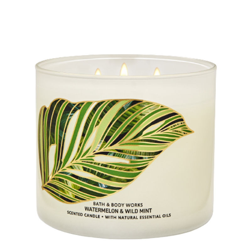 Bath & Body Works Watermelon + Wild Mint 3Wick Candle Buy Bath & Body