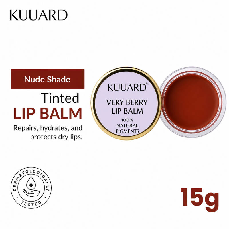 KUUARD Tinted Lip Balm, Hydrating Lip & Cheek Tint for Natural Color - Nude Shade