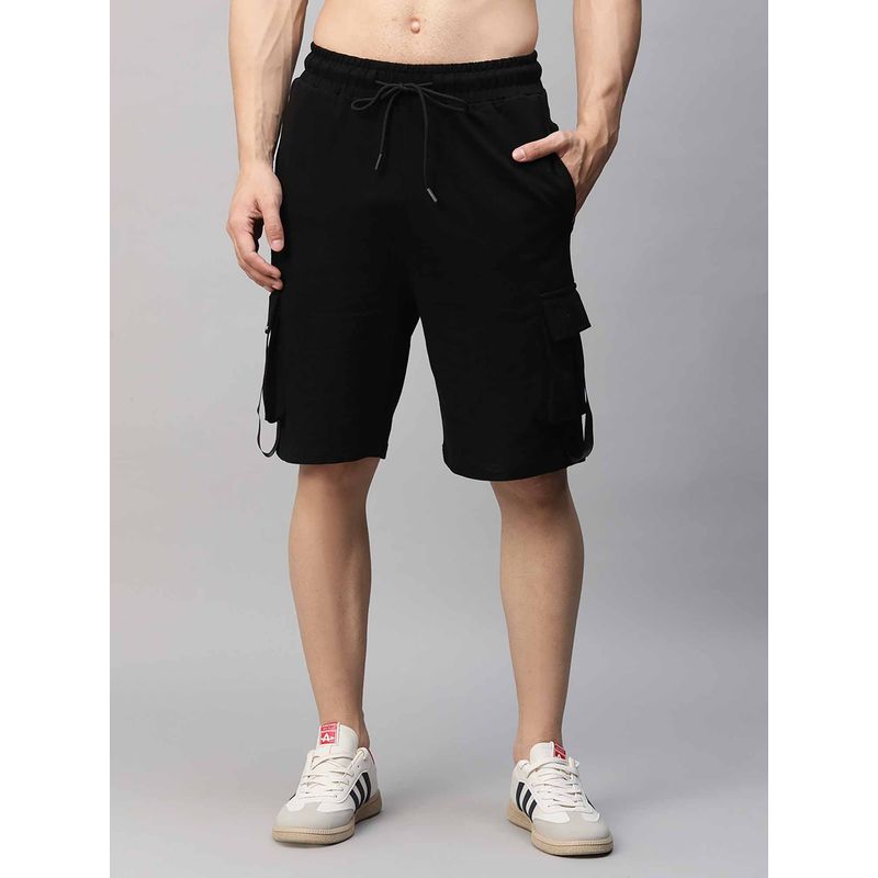 PRONK Men's Cargo Shorts - Black (XL)