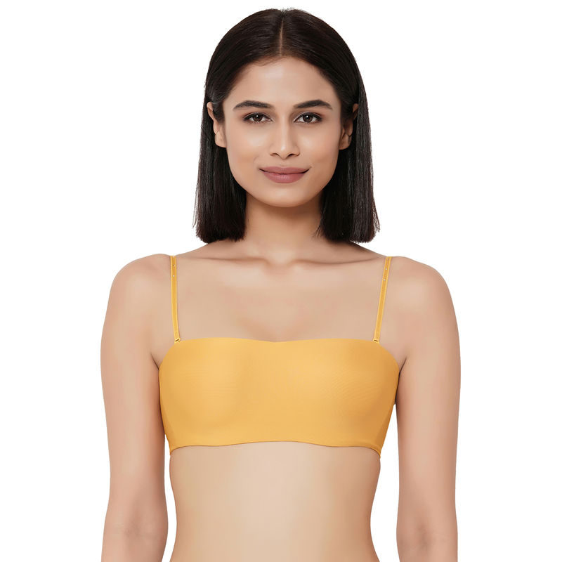 Wacoal Basic Mold Padded Wired Half Cup Strapless T-Shirt Bra - Yellow (32A)