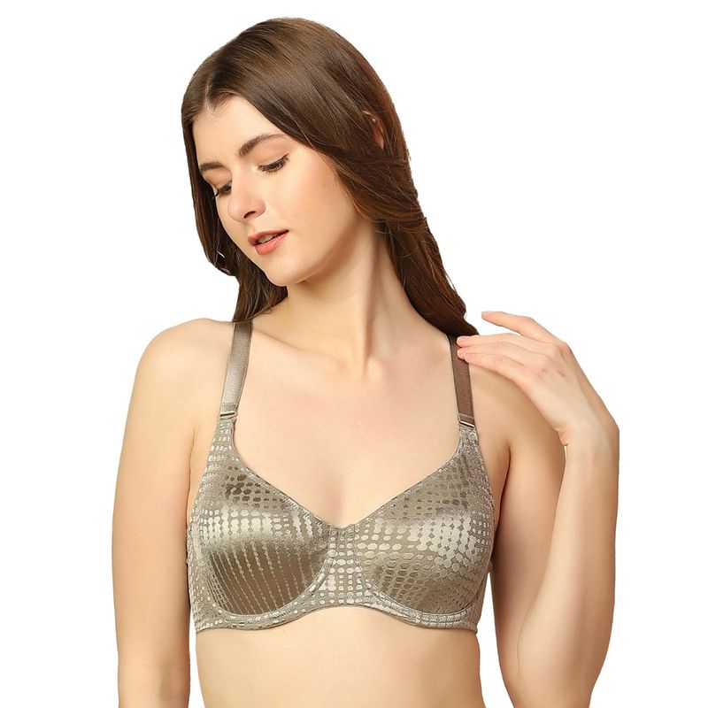 Triumph Minimizer Sheen Elegant Wired Bra - Green (38C)