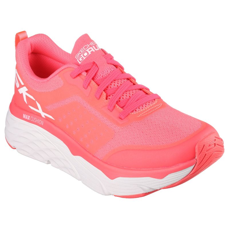 SKECHERS MAX CUSHIONING ELITE Pink Running Shoes (UK 3)