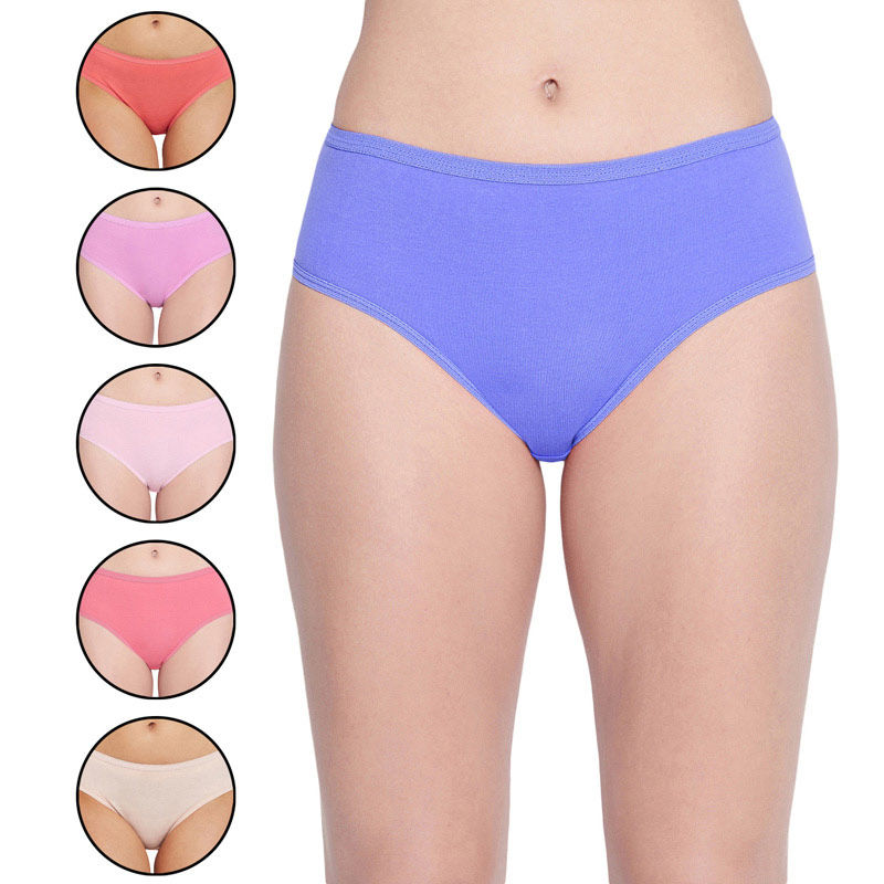 BODYCARE Pack of 6 100% Cotton Classic Panties in E26C - Multi-Color (Xl)