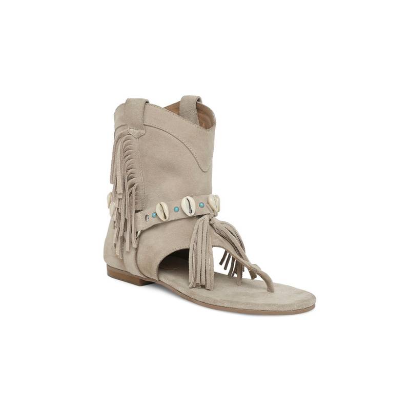 Tao Paris Women Beige California Casual Boots (EURO 36)