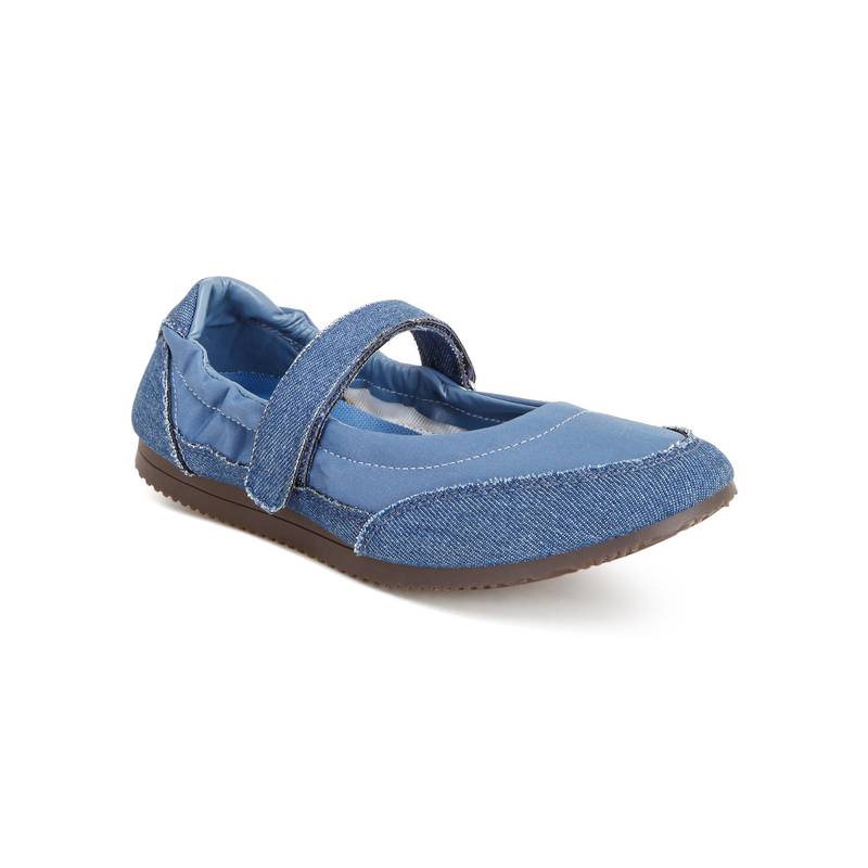 London Rag Women Blue Flexible Velcro Strap Sneakers (EURO 37)