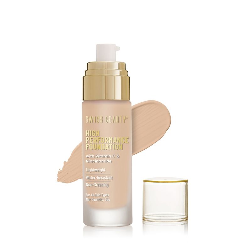 Swiss Beauty High Performance Foundation With Vitamin C & Niacinamide - 05 Classic Ivory