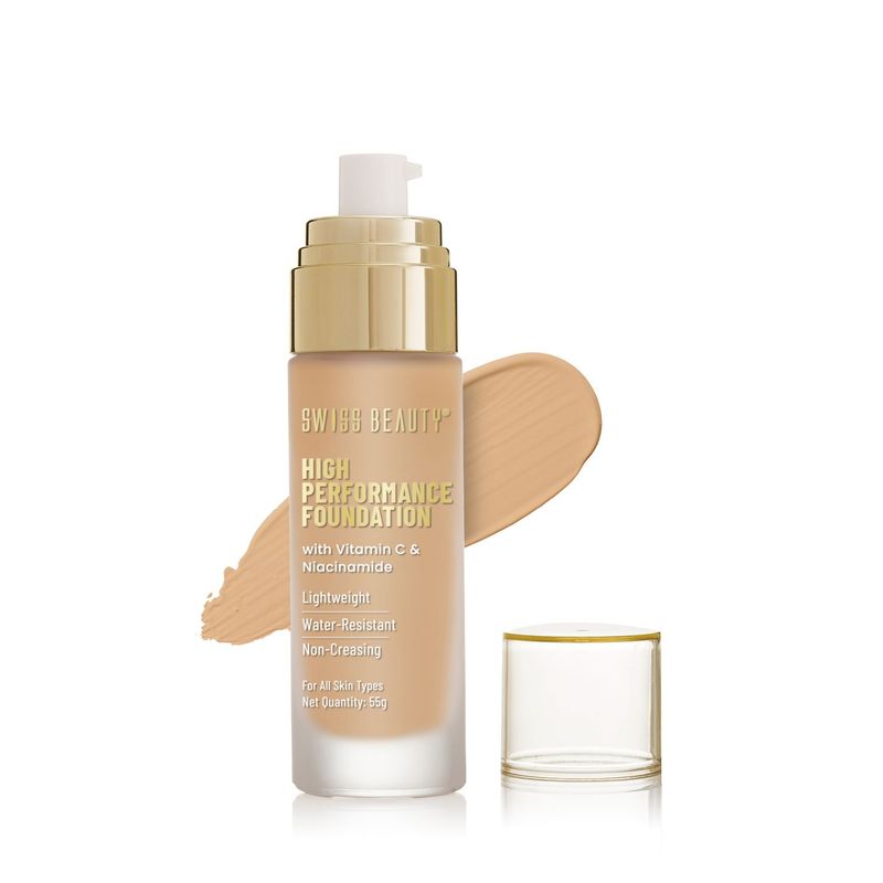 Swiss Beauty High Performance Foundation With Vitamin C & Niacinamide - 07 Natural Buff