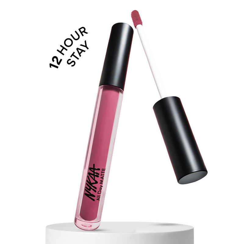 Nykaa All Day Matte Long Lasting Transferproof Liquid Lipstick - Gran Fan