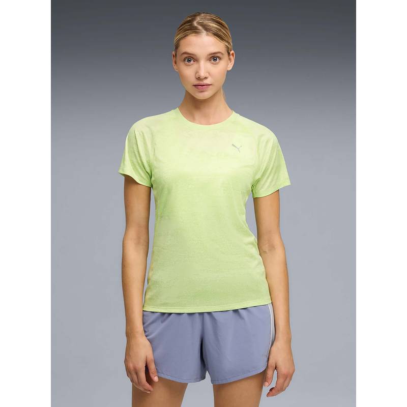Puma Green Printed Slim T-Shirt (S)