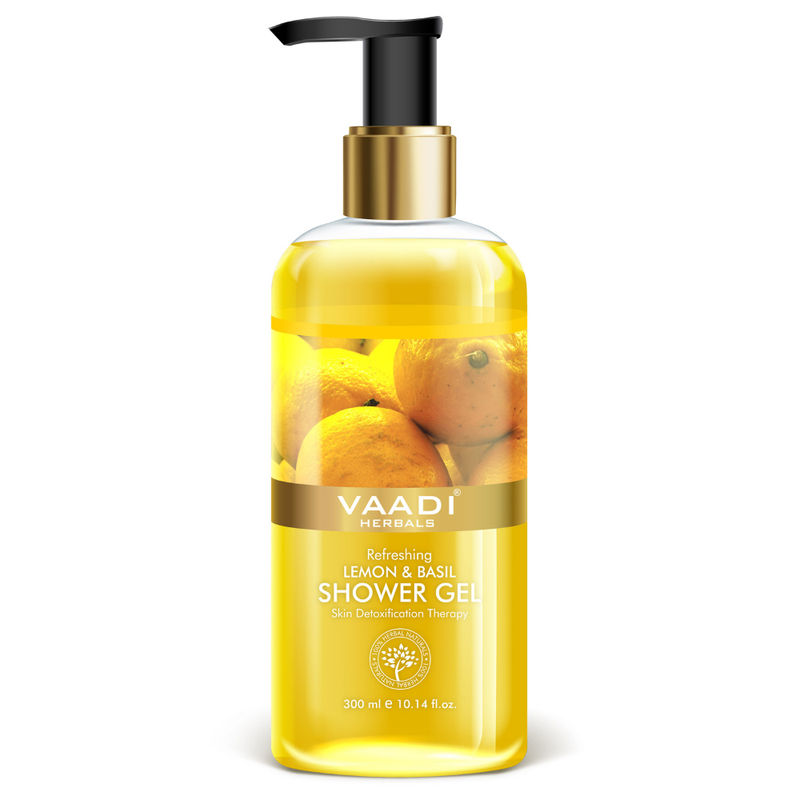 Vaadi Herbals Refreshing Lemon & Basil Shower Gel
